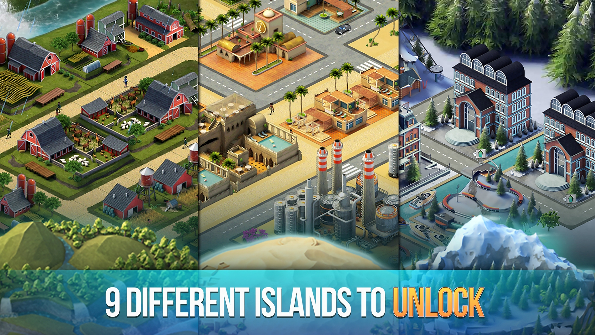 اسکرین شات 4 بازی City Island 3 - Sim Builder