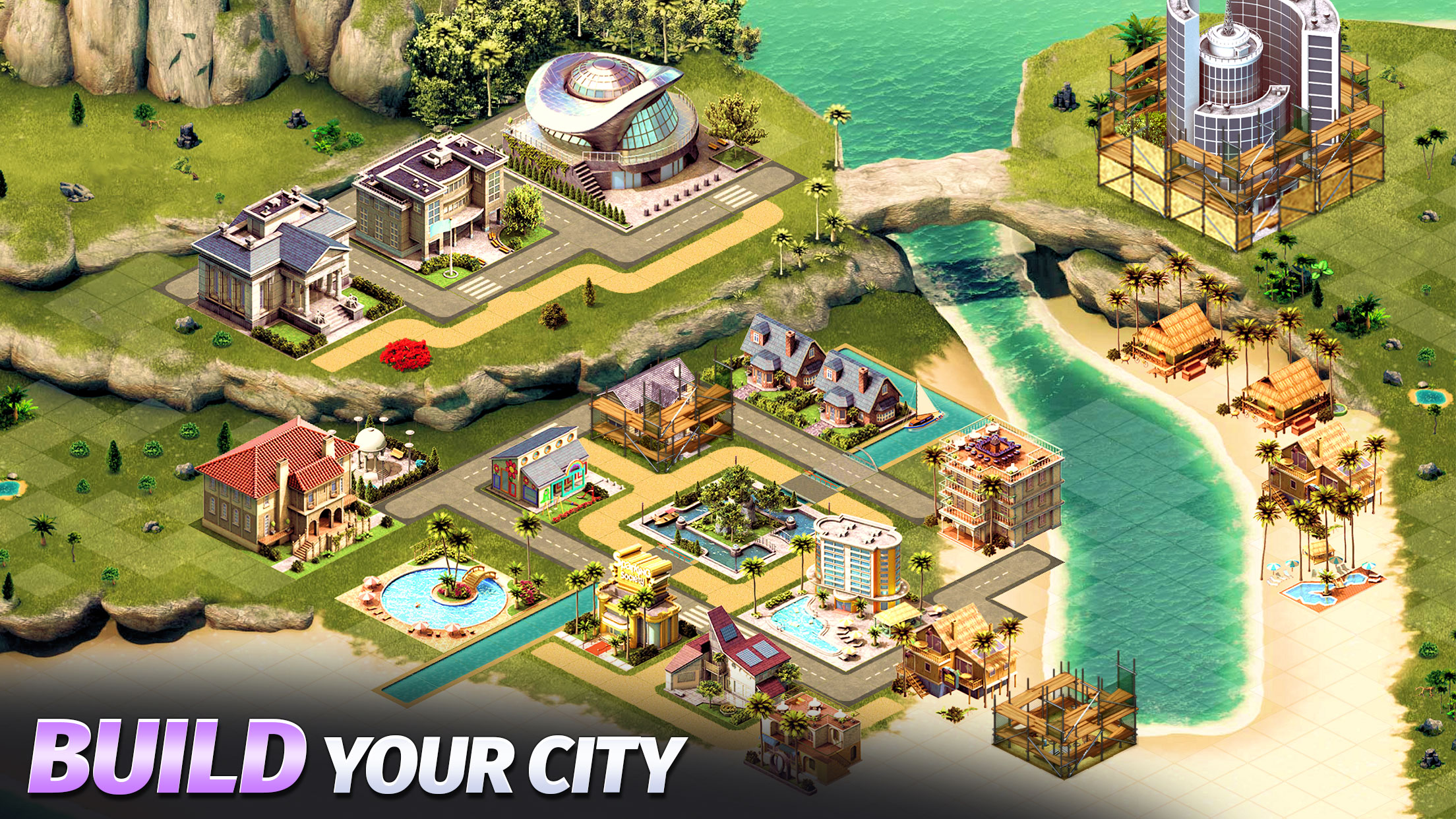 اسکرین شات 1 بازی City Island: Village Build Sim