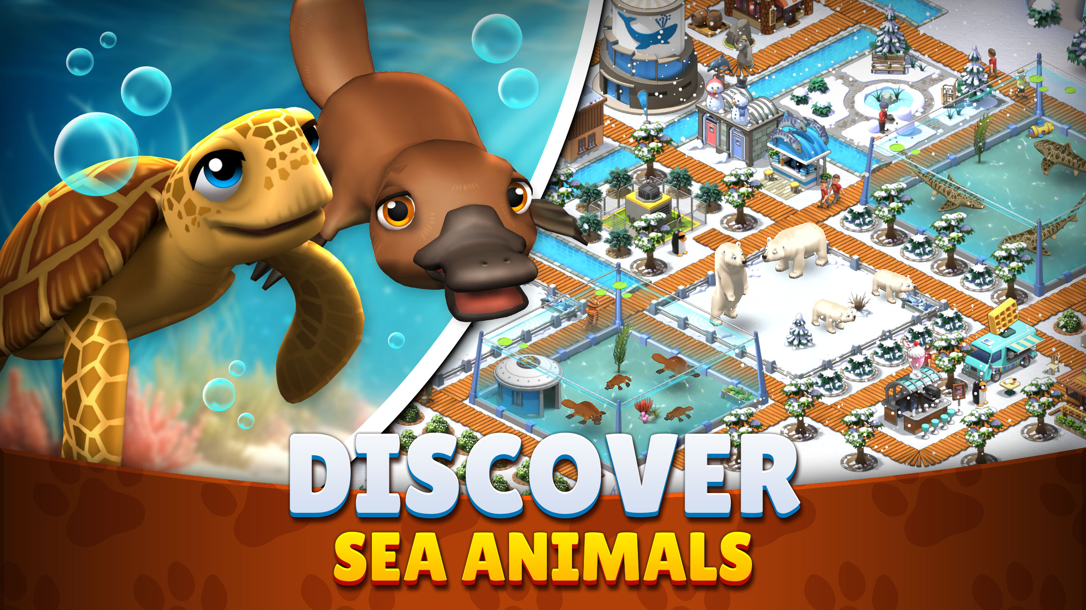 اسکرین شات 3 بازی Zoo Island: Wild Family Park