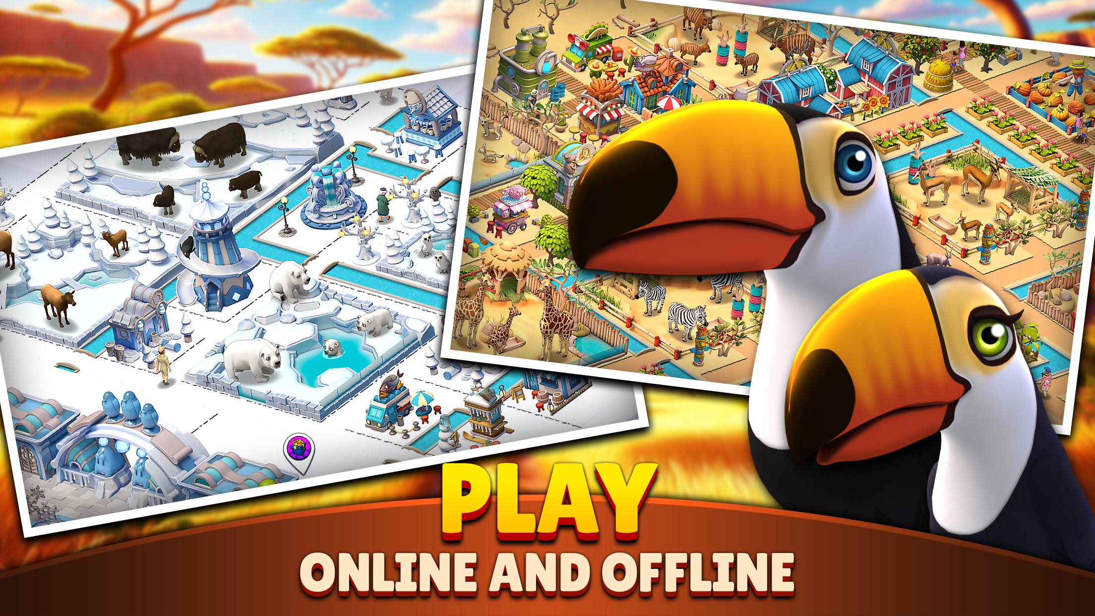 اسکرین شات 5 بازی Zoo Life: Animal Park Game Fun