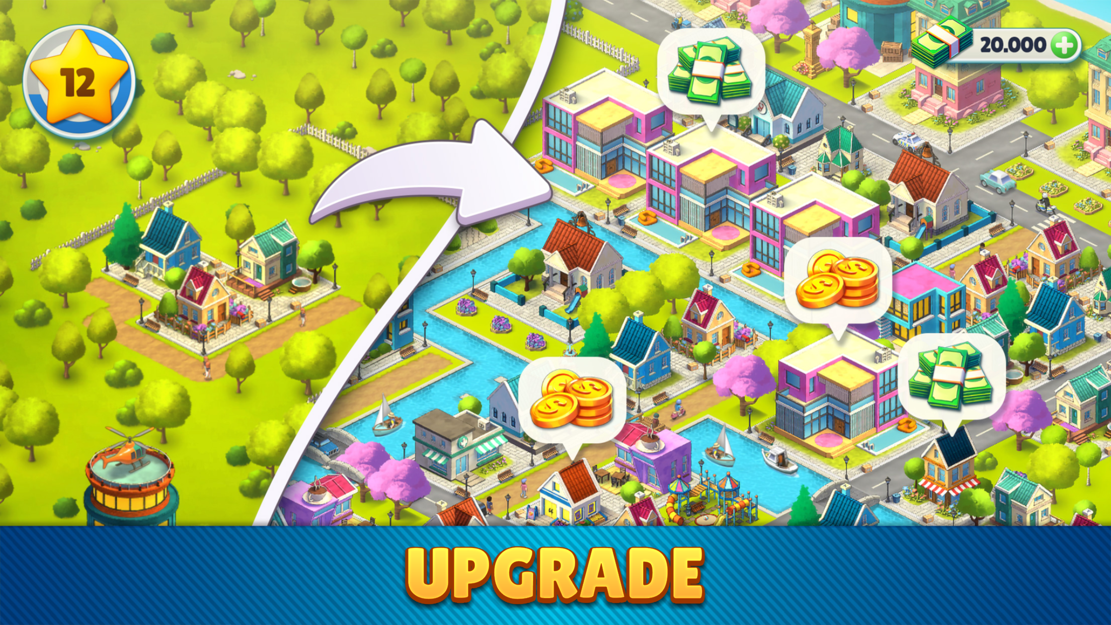 اسکرین شات 7 بازی Cozy Town: Design a City Sim