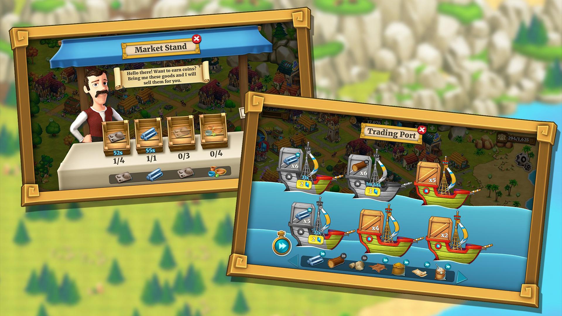 اسکرین شات 3 بازی Town Village: Farm Build City