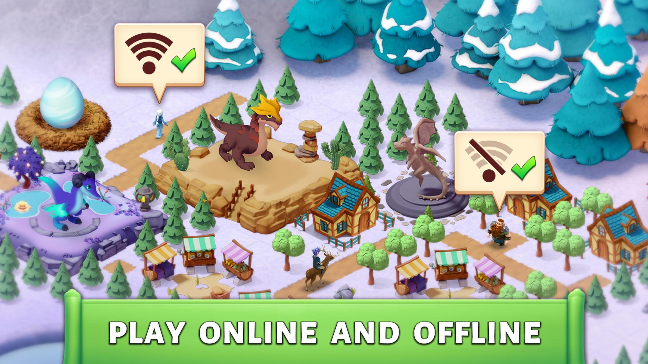 اسکرین شات 6 بازی Dragon Kingdom: Fantasy City