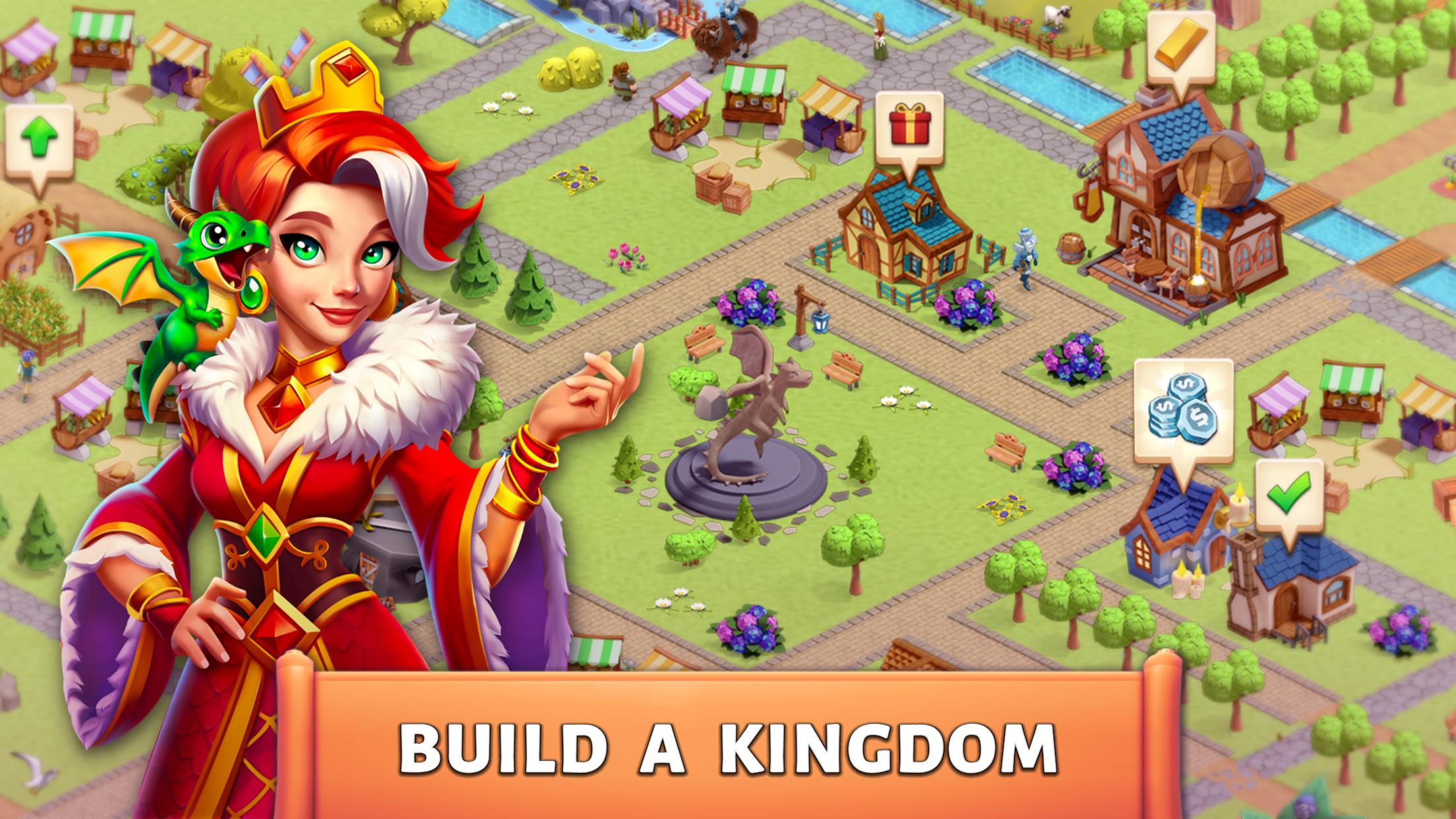 اسکرین شات 2 بازی Dragon Kingdom: Fantasy City