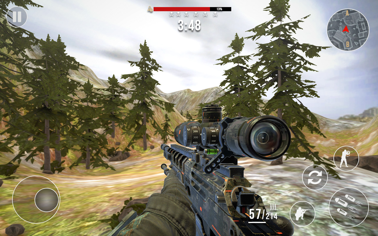 اسکرین شات 4 بازی Fps Sniper Shooting: Gun Games