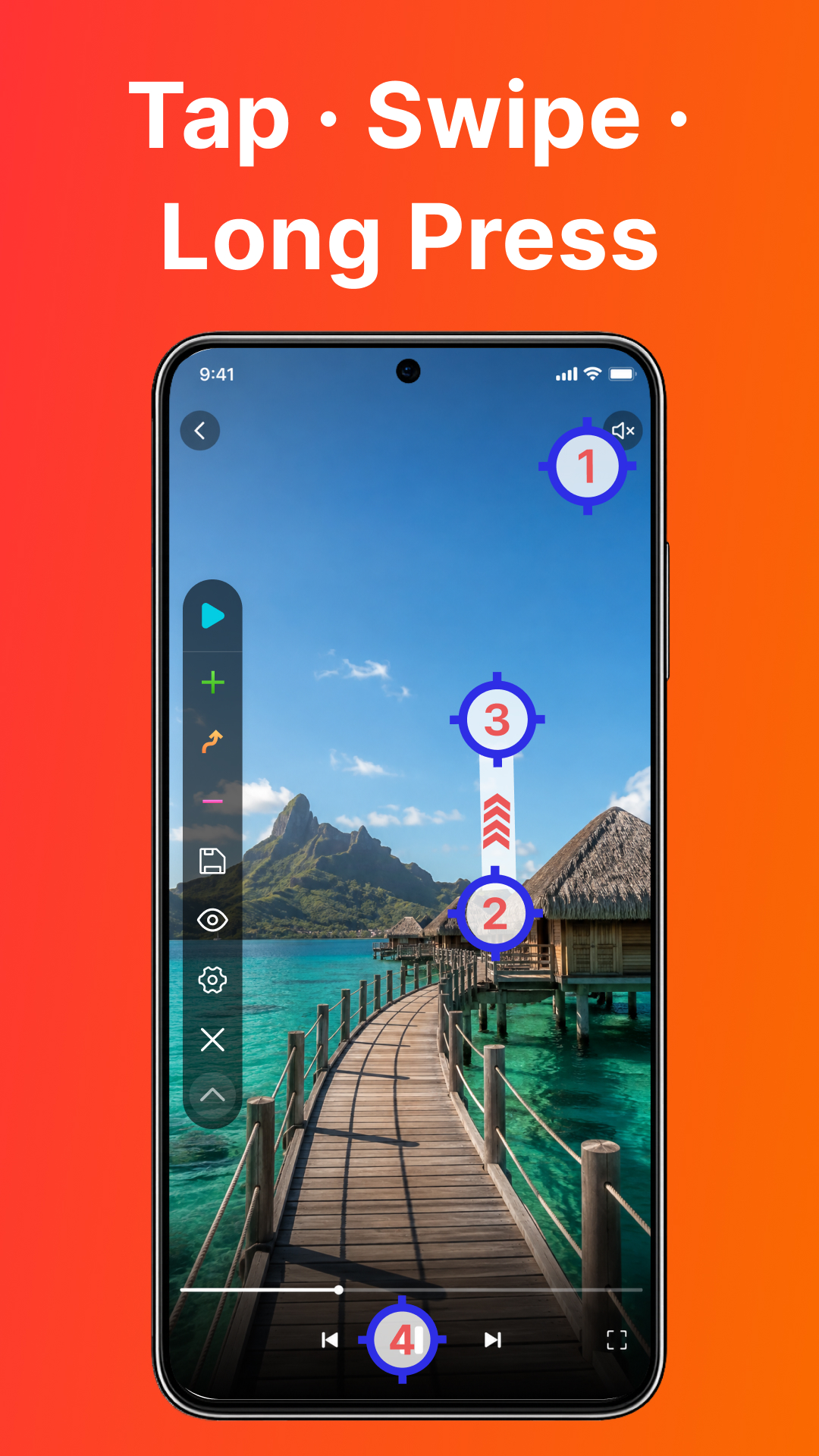 اسکرین شات 4 برنامه Auto Click - Automatic Clicker