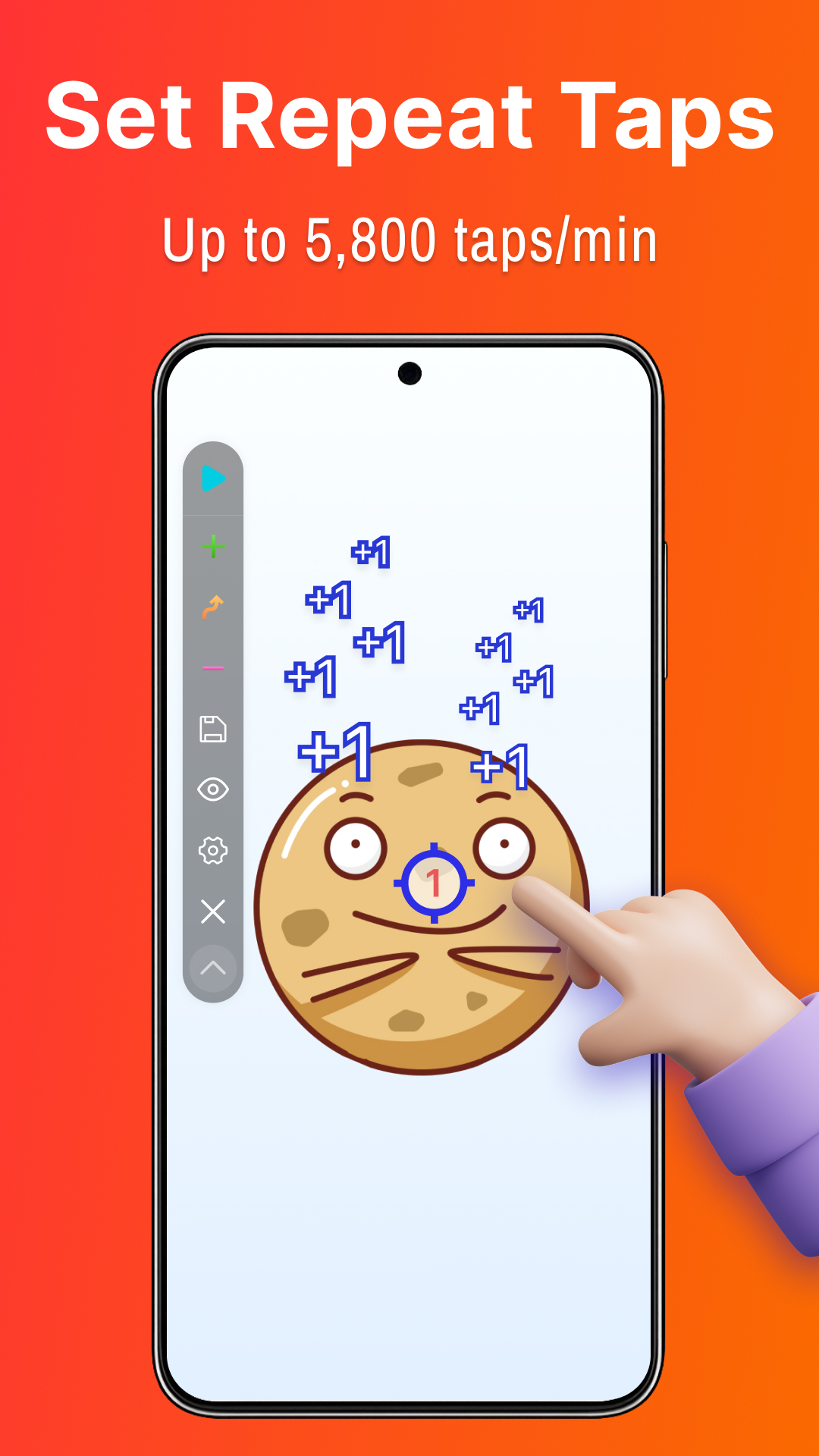 اسکرین شات 2 برنامه Auto Click - Automatic Clicker