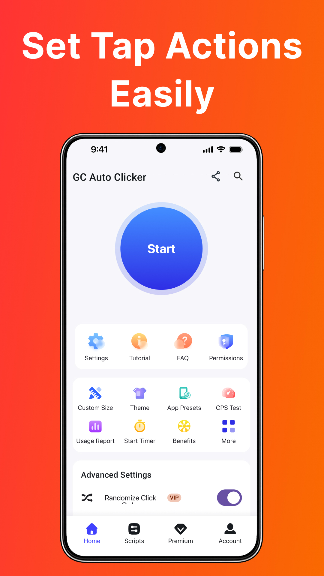 اسکرین شات 5 برنامه Auto Click - Automatic Clicker