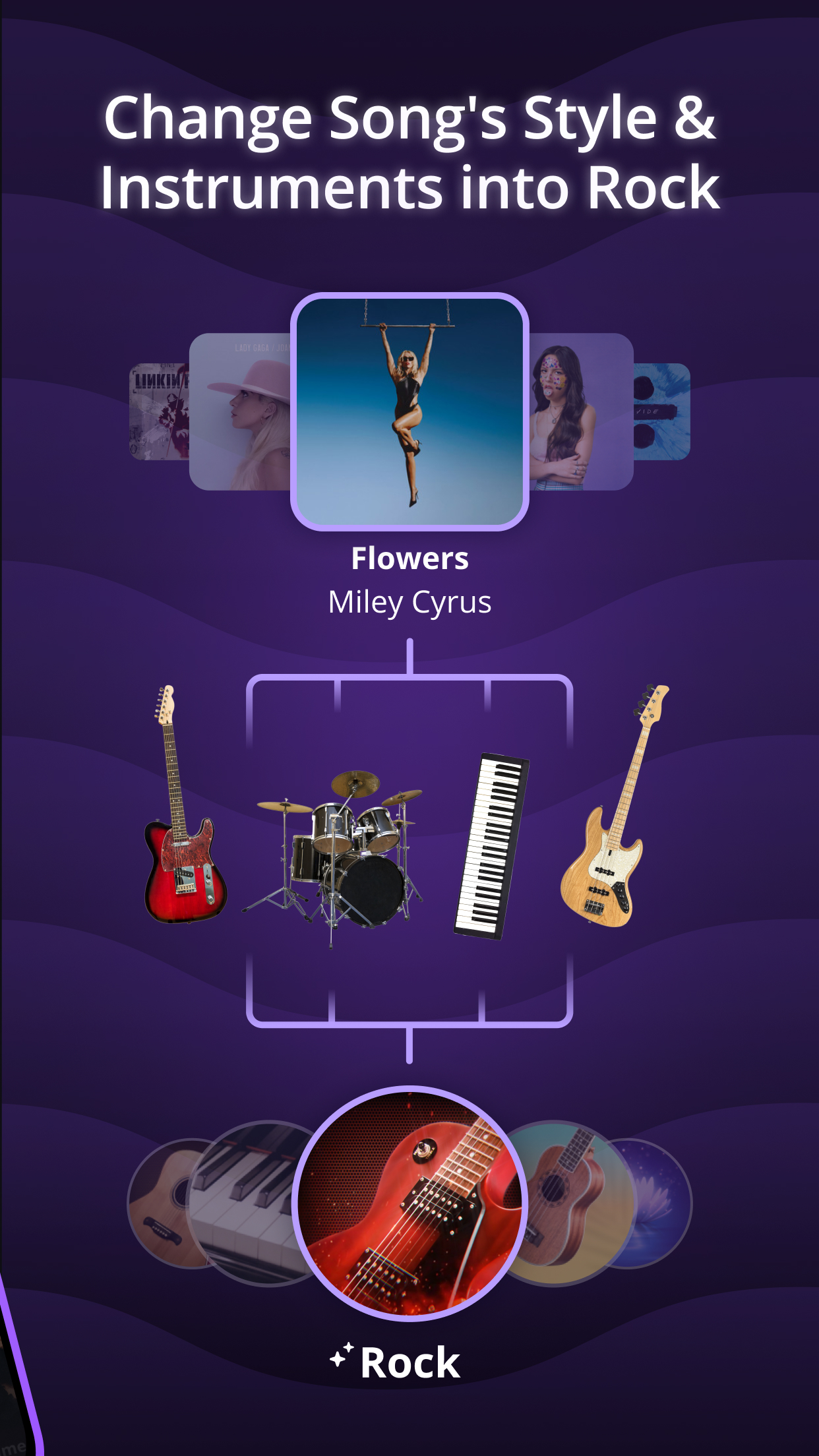 اسکرین شات 2 برنامه Mixit: Sing & Create Covers