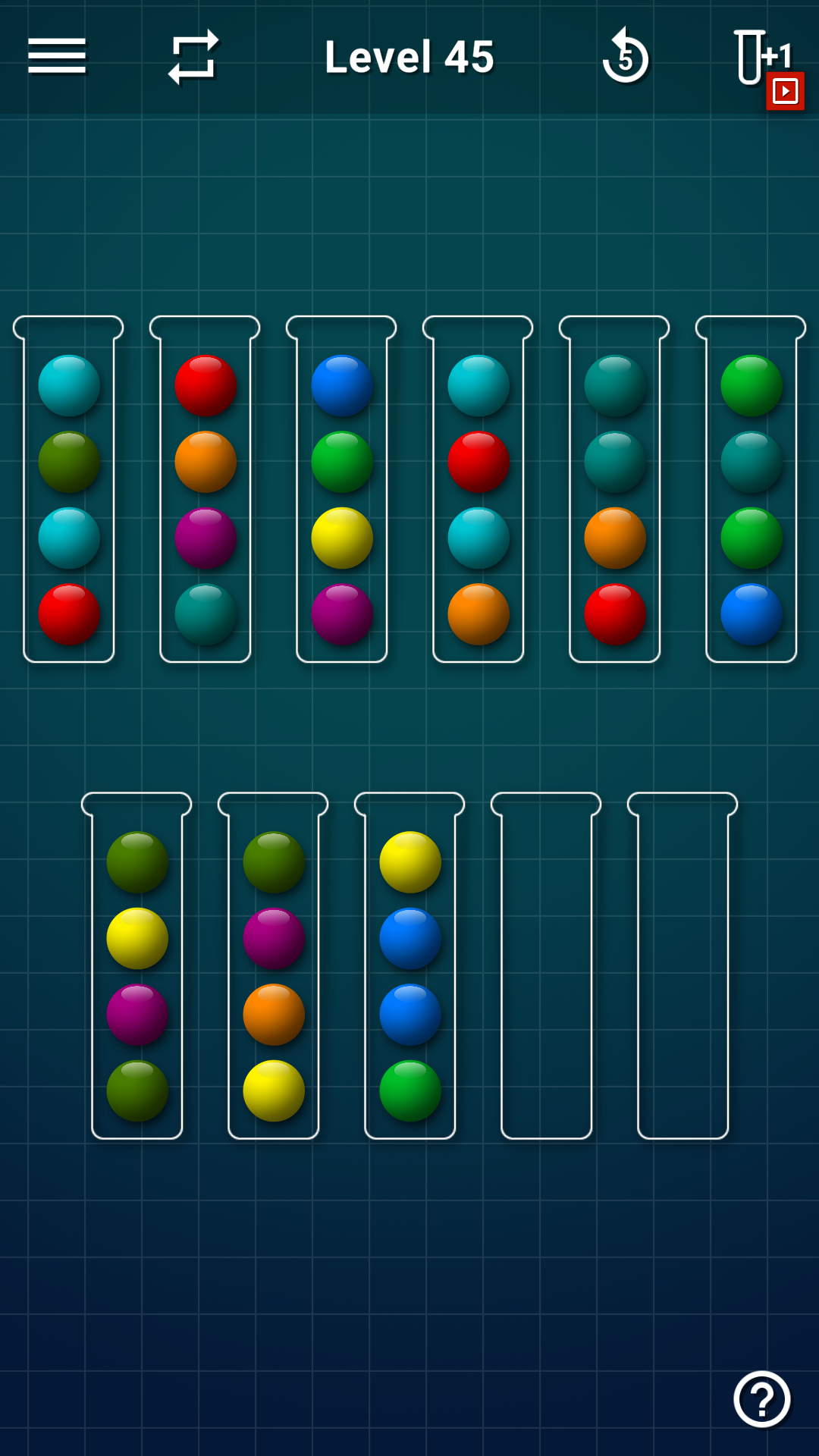 اسکرین شات 2 بازی Balls Puzzle - Sort Color