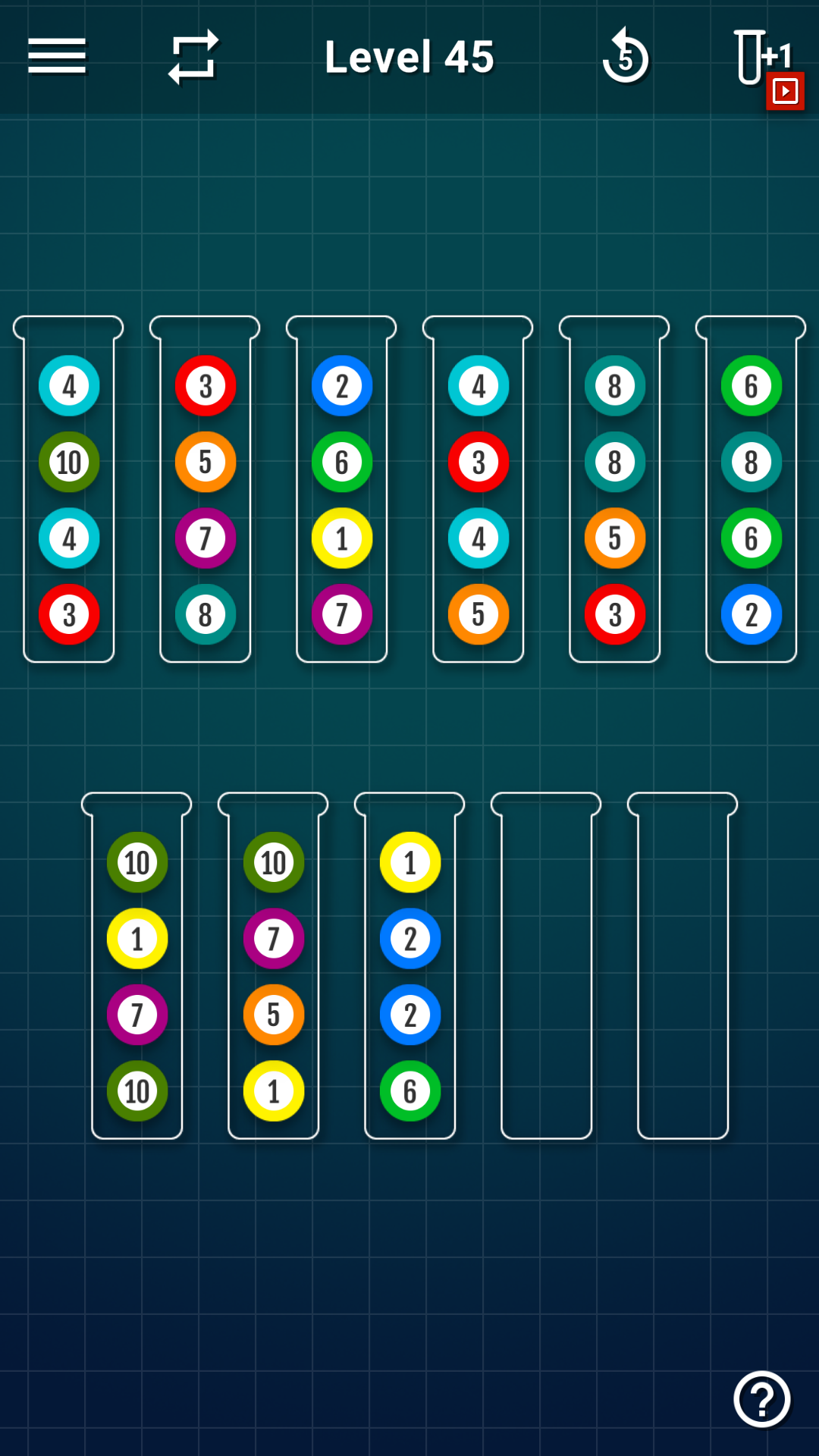 اسکرین شات 4 بازی Balls Puzzle - Sort Color