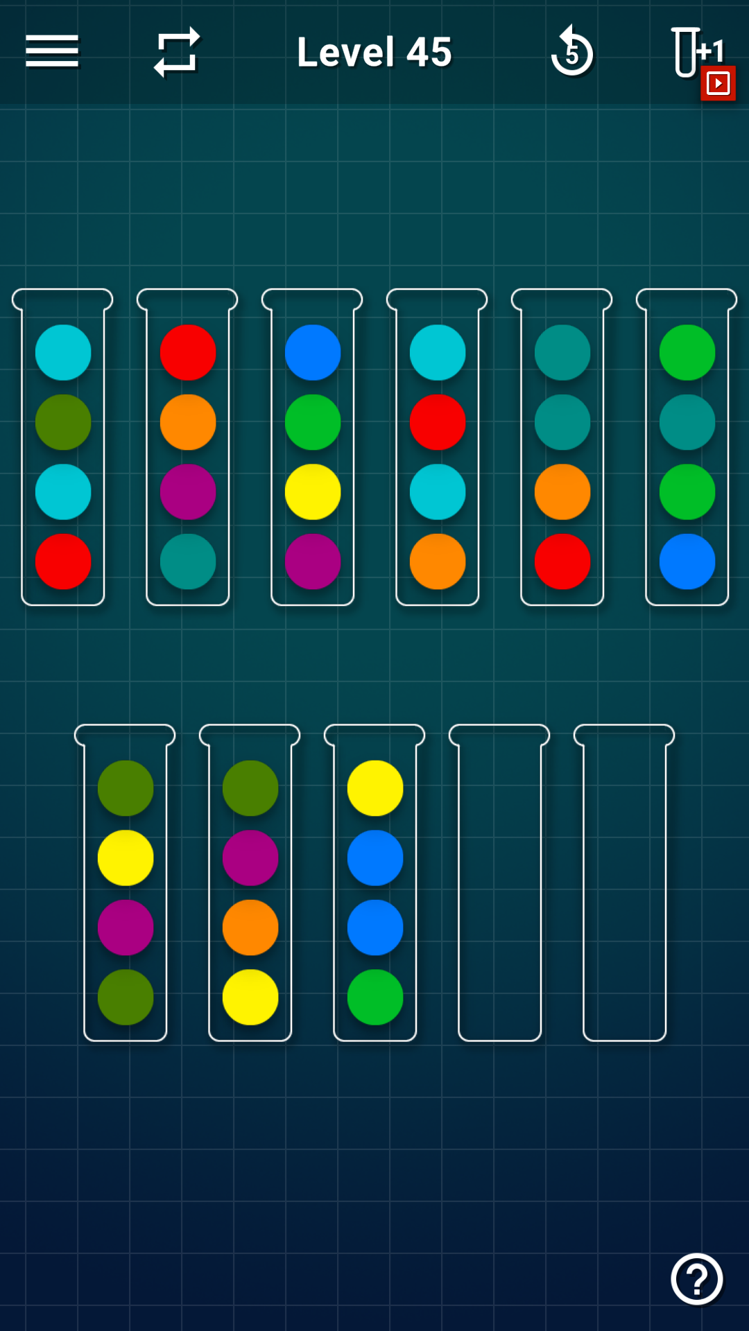 اسکرین شات 3 بازی Balls Puzzle - Sort Color