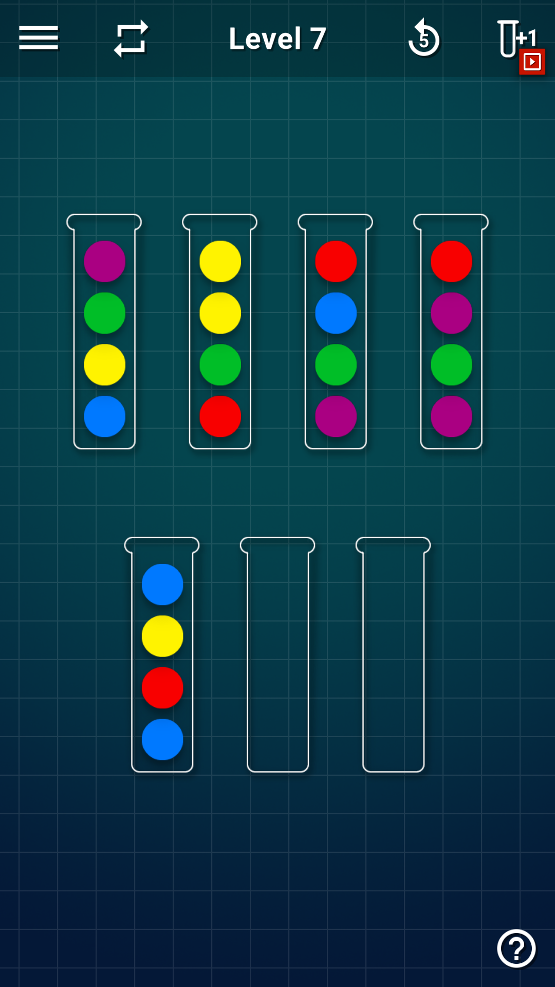 اسکرین شات 1 بازی Balls Puzzle - Sort Color