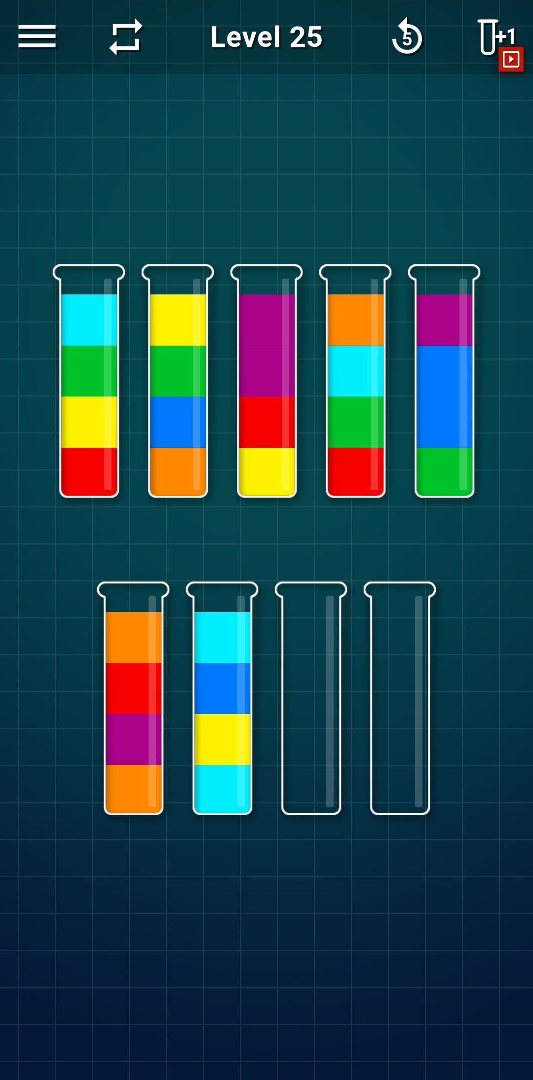 اسکرین شات 4 بازی Water Sort Puzzle - Color Game
