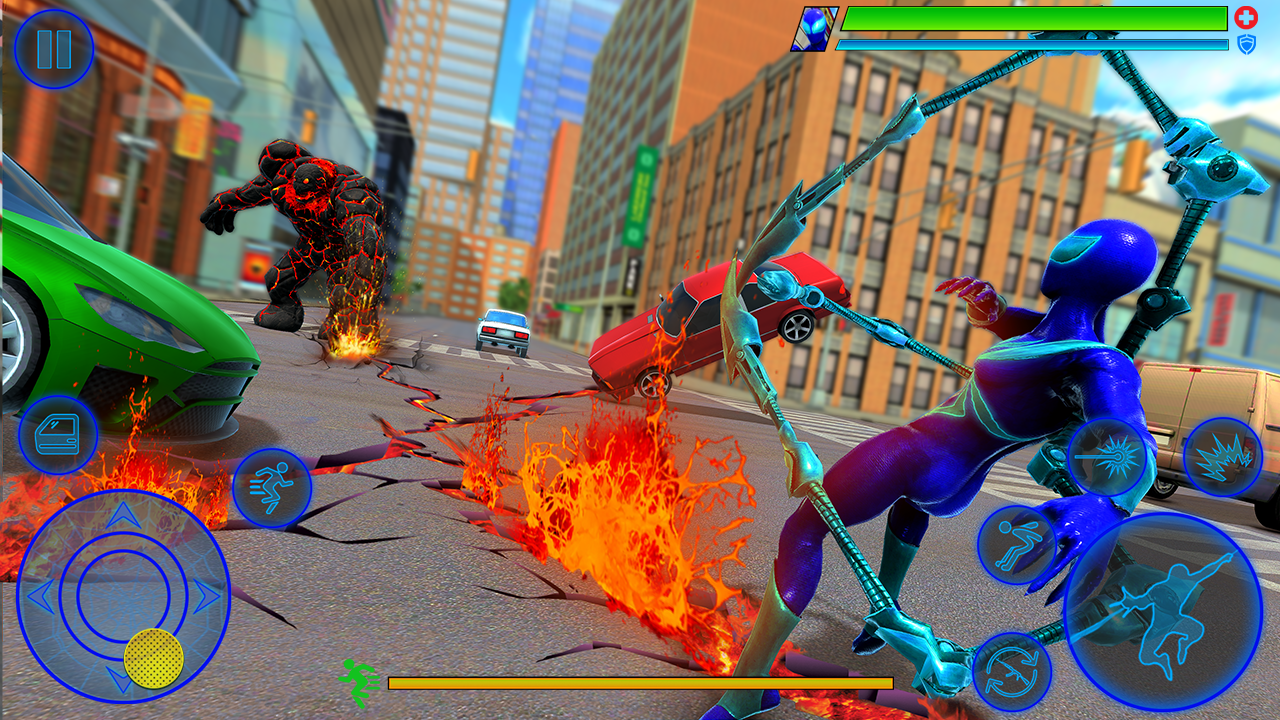 اسکرین شات 3 بازی Spider Rope Iron Fighting Sim