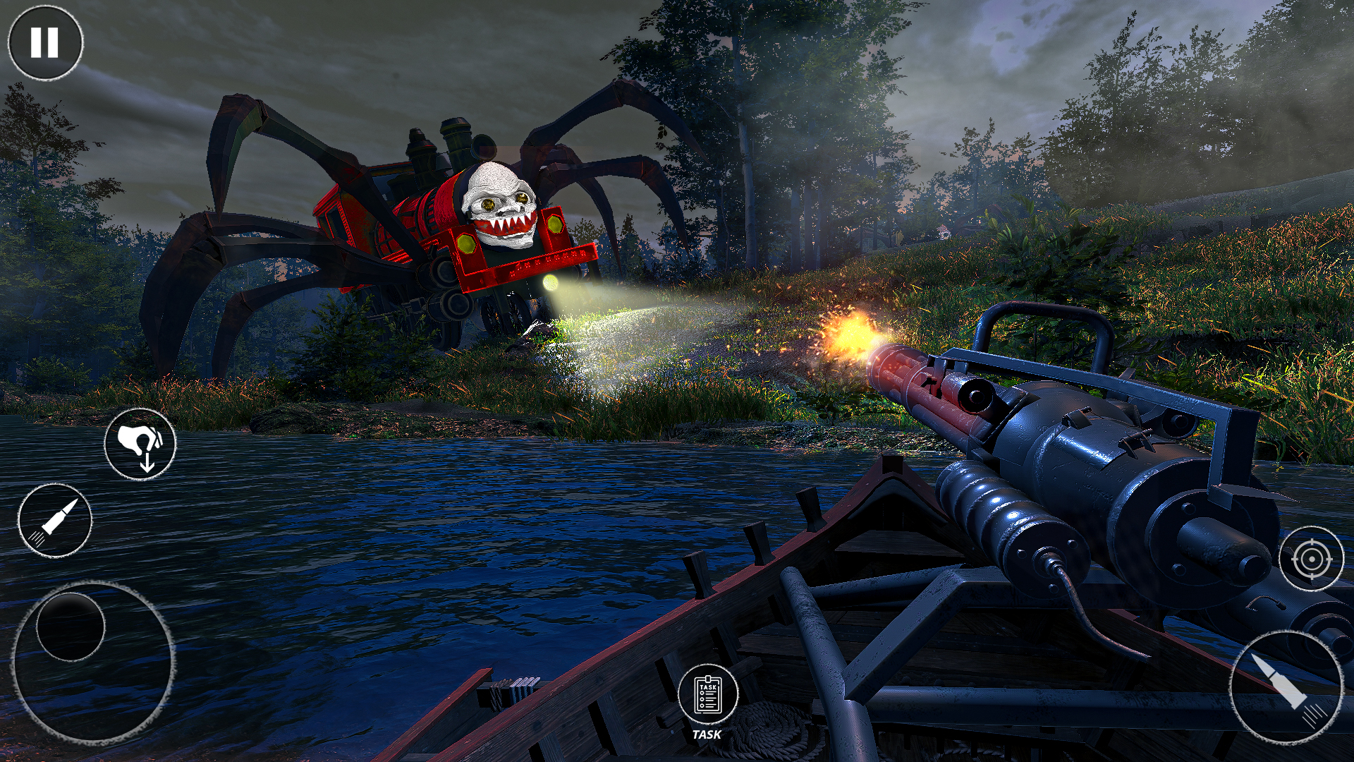 اسکرین شات 2 بازی Scary Spider Monster Train Cho