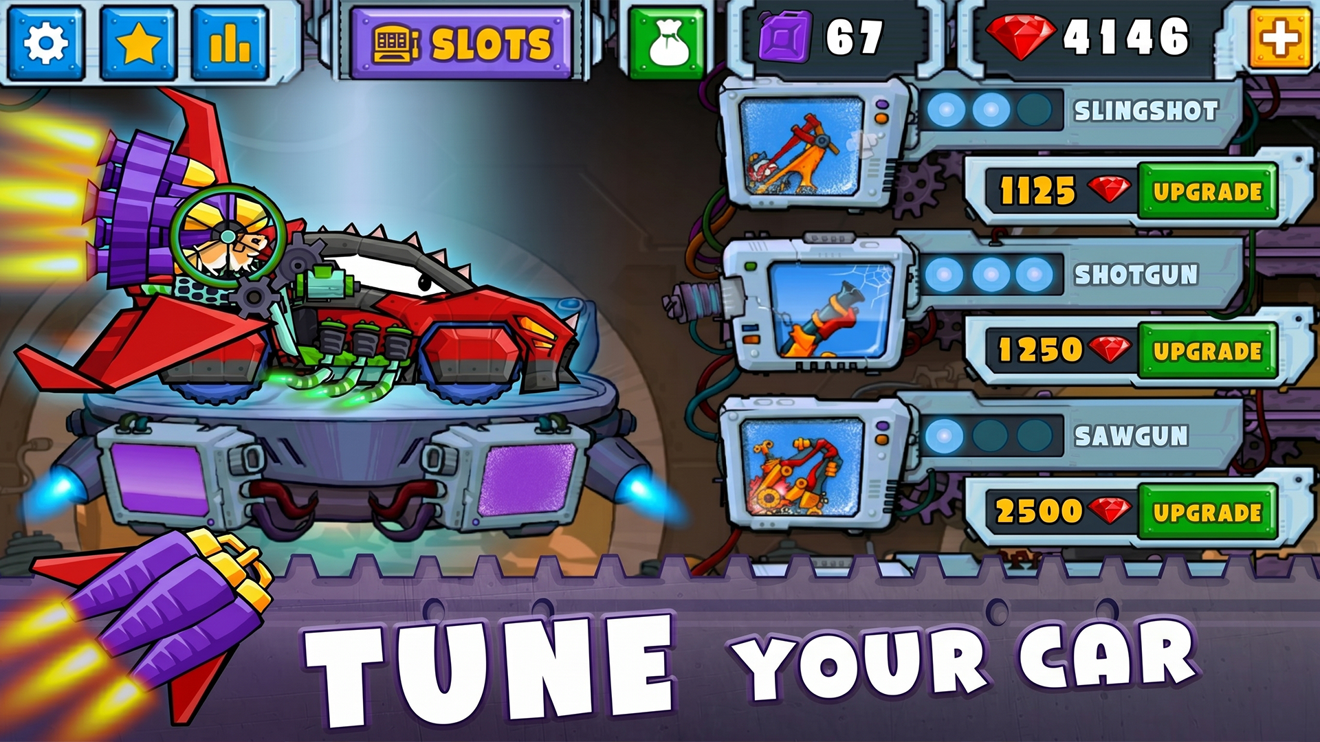اسکرین شات 2 بازی Car Eats Car 2: Car Racing