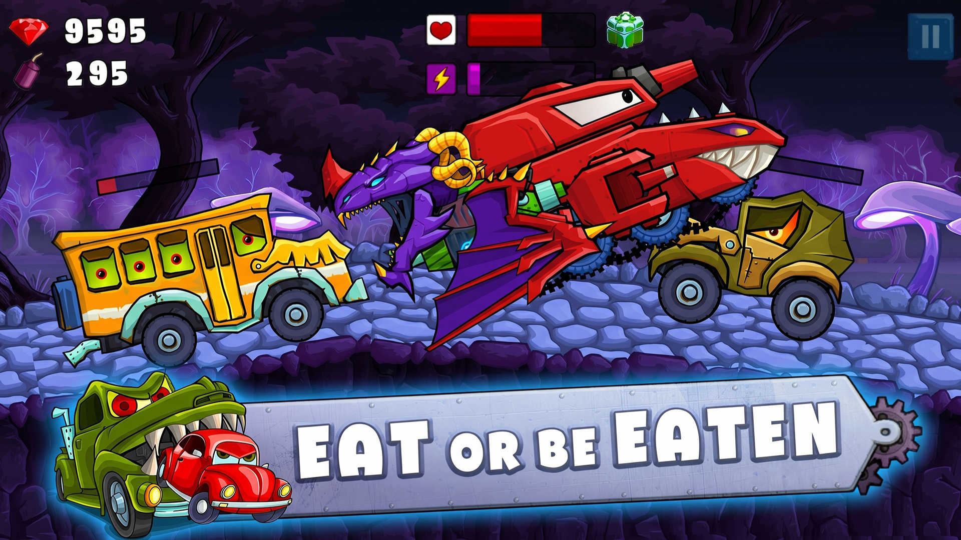اسکرین شات 5 بازی Car Eats Car 2: Car Racing