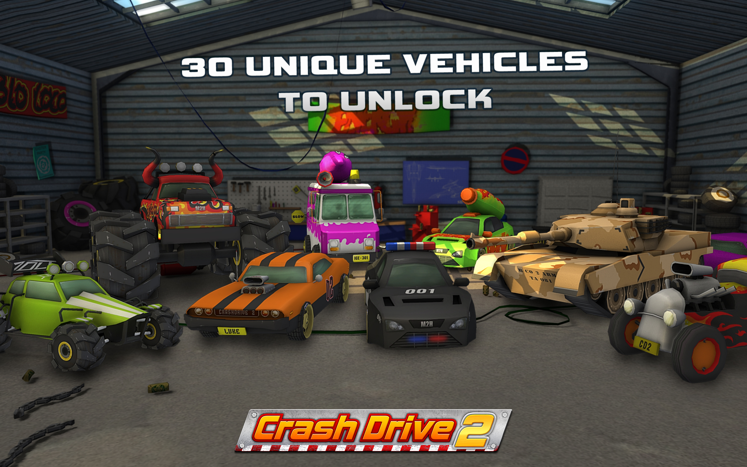اسکرین شات 2 بازی Crash Drive 2: Stunt Racing