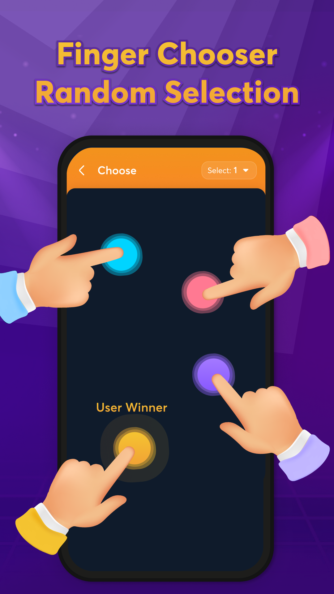 اسکرین شات 3 برنامه Spin The Wheel Random Roulette