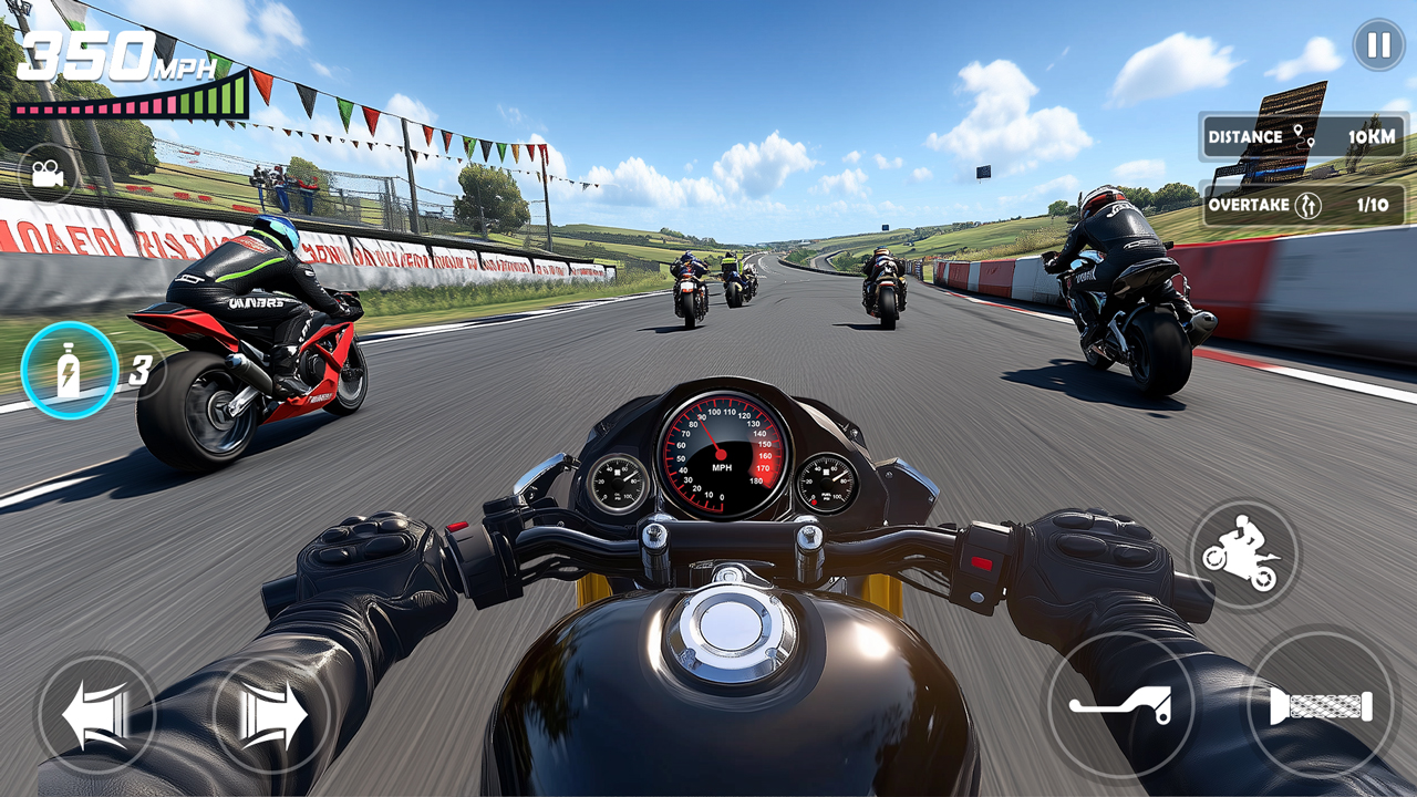 اسکرین شات 2 بازی Racing In Moto: Traffic Race