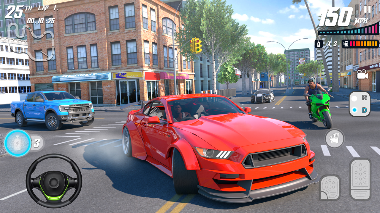 اسکرین شات 2 بازی Racer Reborn: Car Racing Games