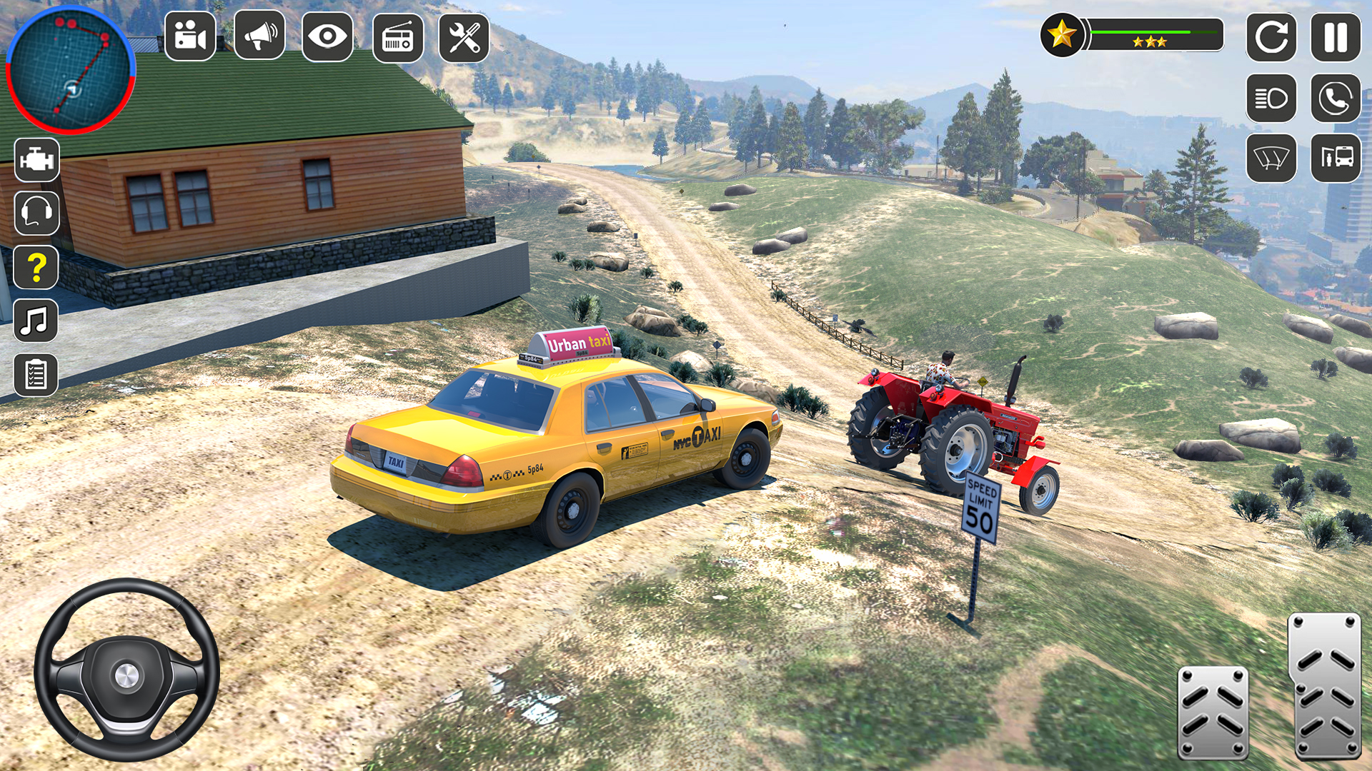 اسکرین شات 3 بازی Offroad City Taxi Game Offline