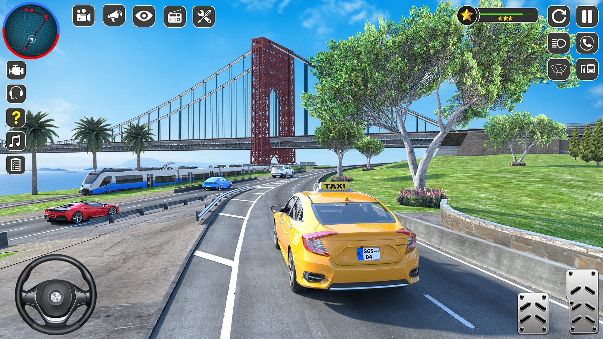 اسکرین شات 4 بازی Offroad City Taxi Game Offline