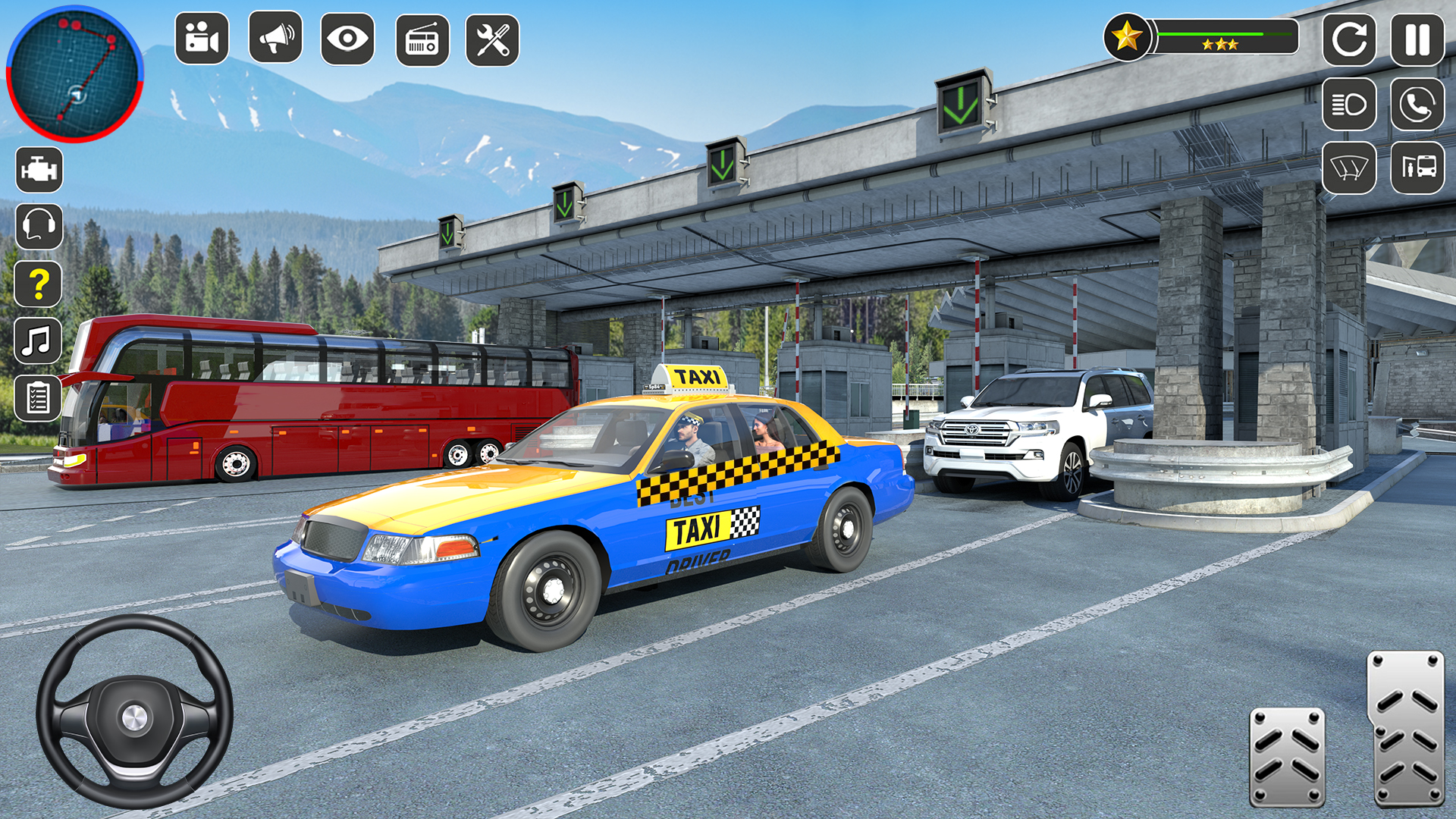 اسکرین شات 5 بازی Offroad City Taxi Game Offline