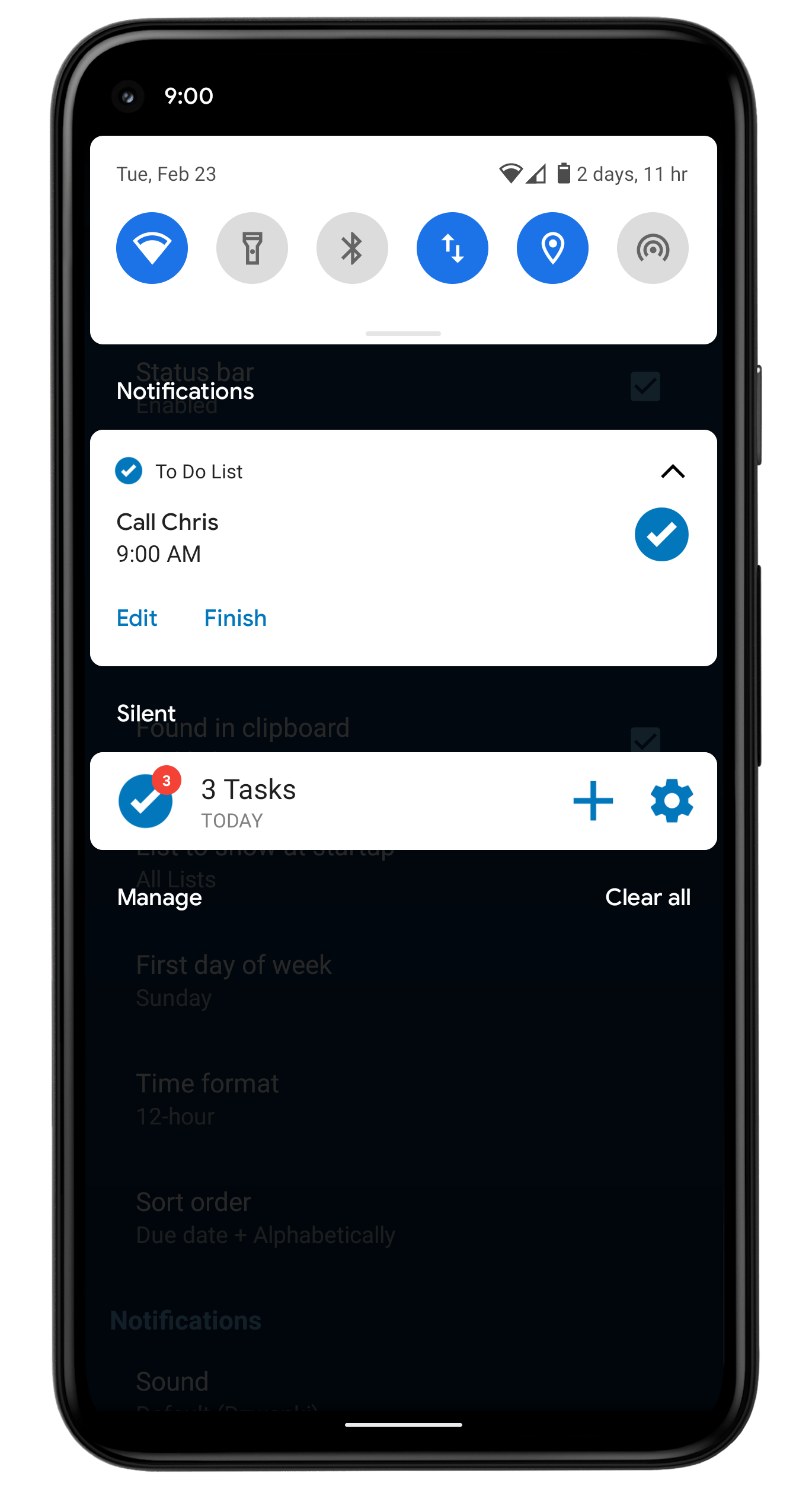 اسکرین شات 6 برنامه To Do List
