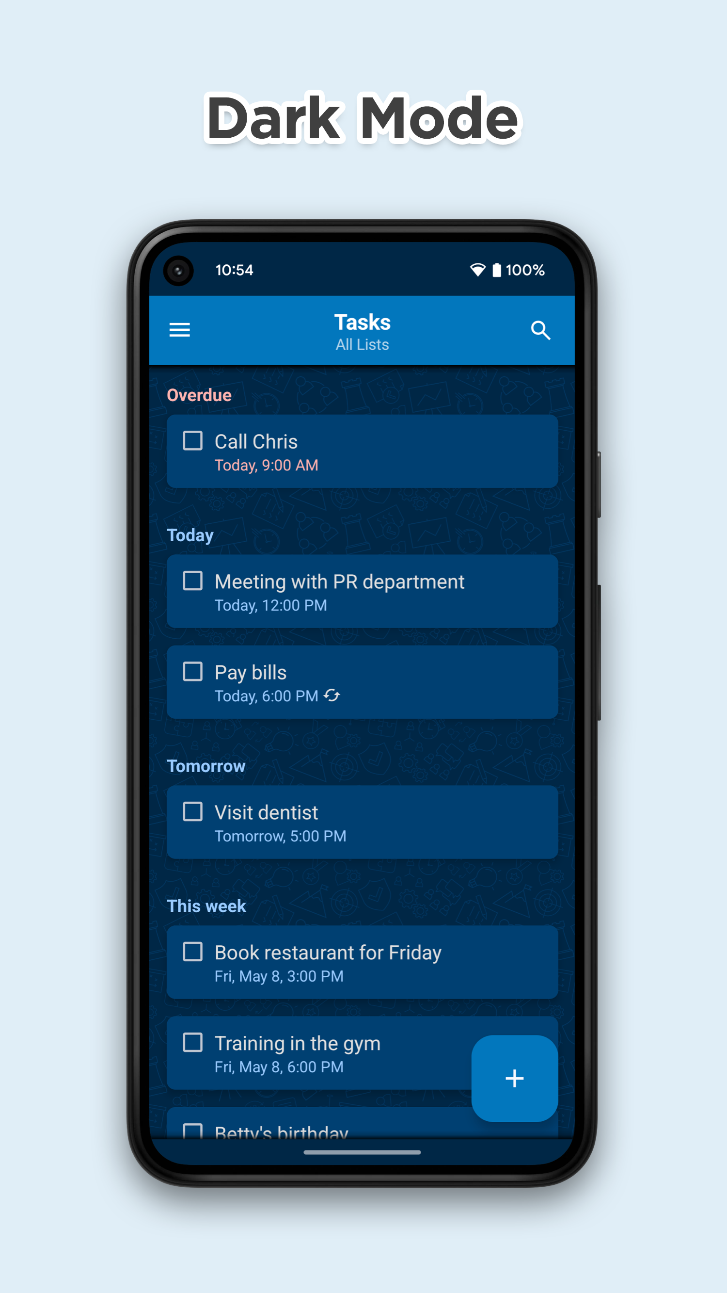 اسکرین شات 2 برنامه To Do List