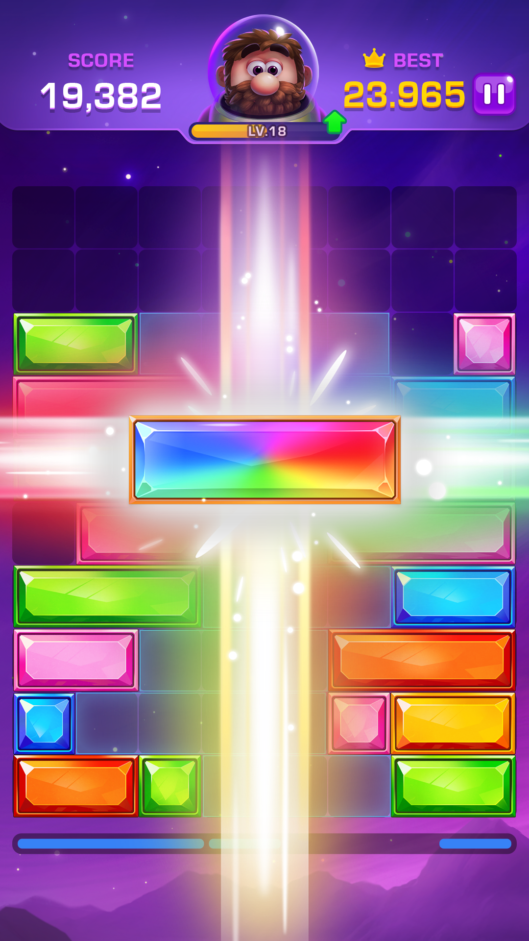 اسکرین شات 5 بازی Jewel Sliding® - Block Puzzle