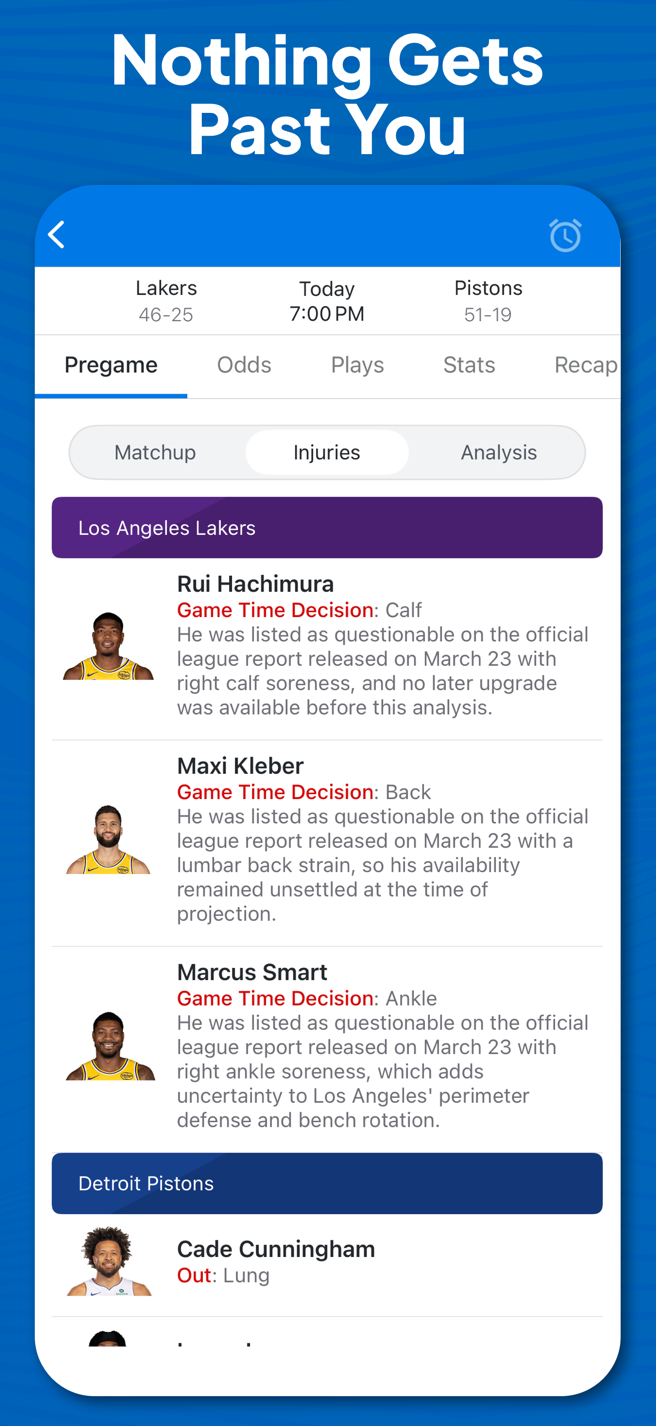 اسکرین شات 6 برنامه Superfan Sports Pro Basketball