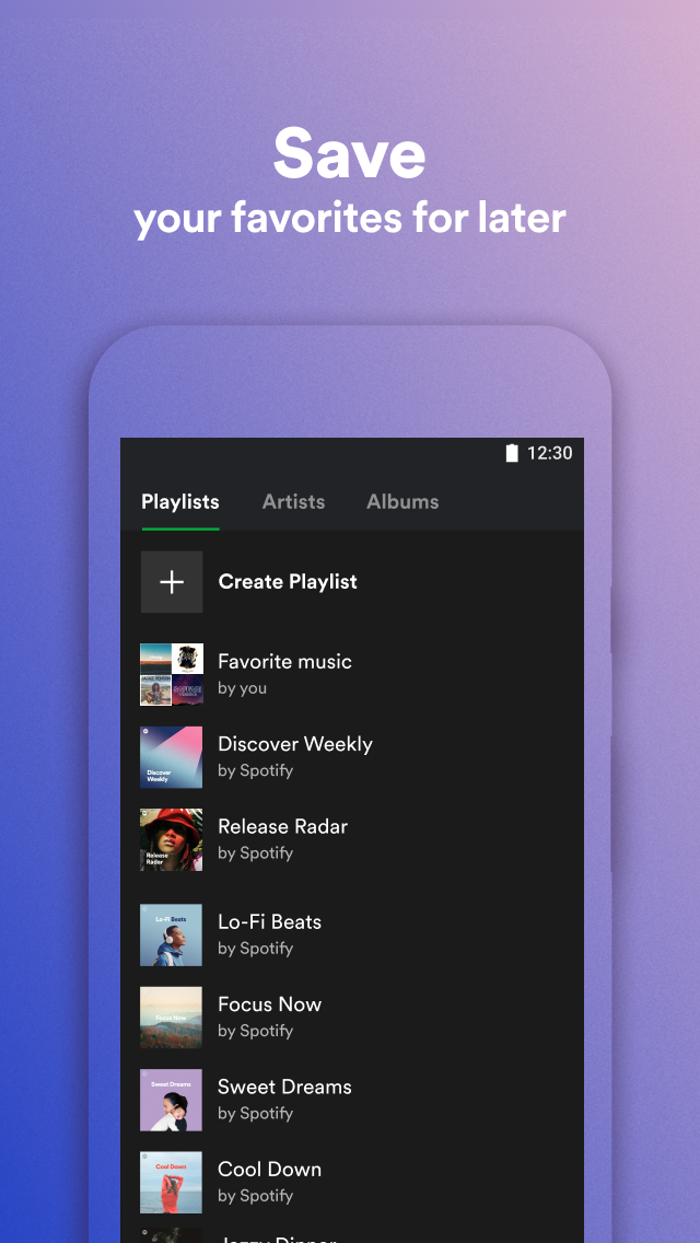 اسکرین شات 4 برنامه Spotify Lite