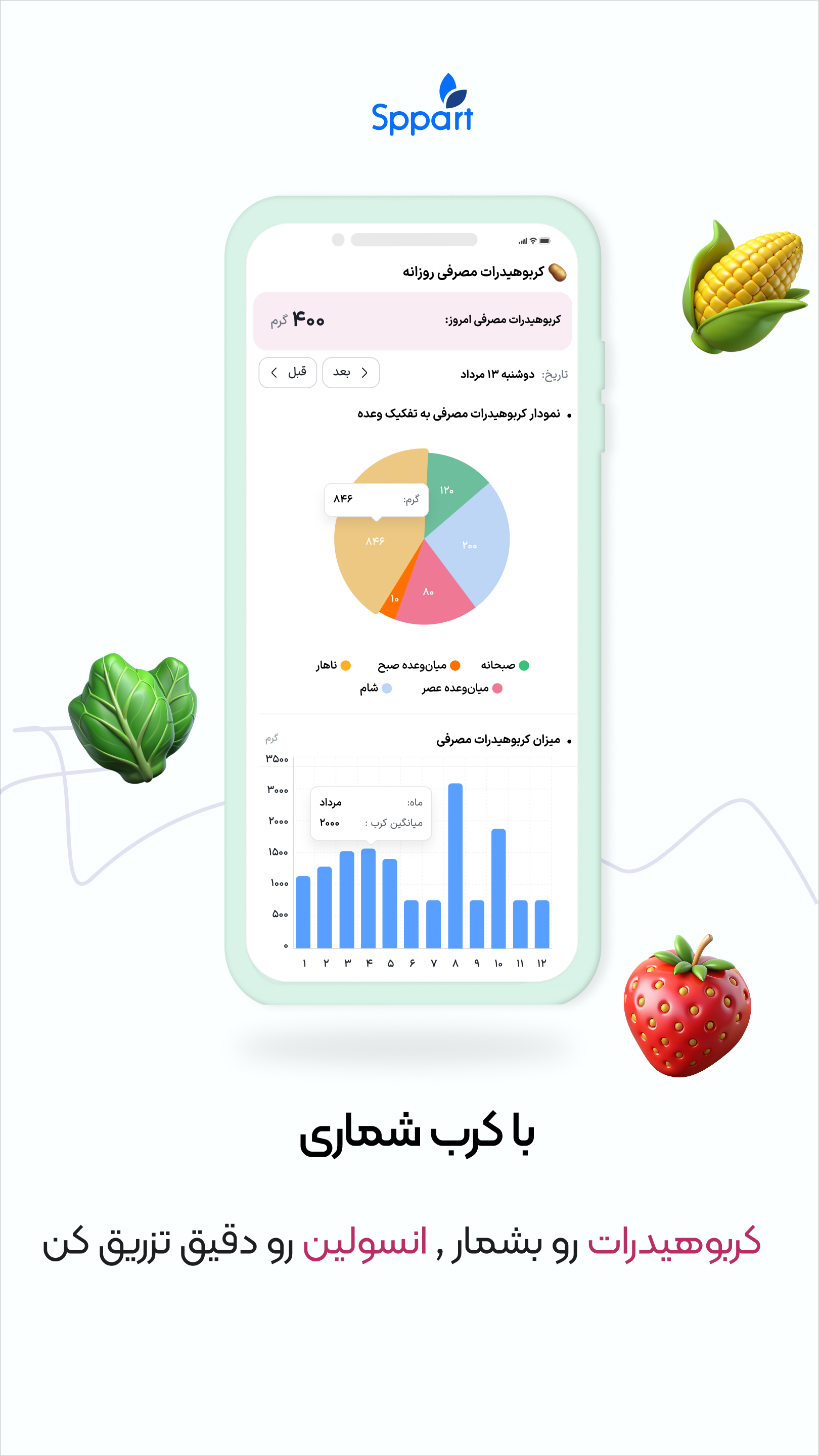 اسکرین شات 10 برنامه ‏‏اسپارت | رژیم غذایی و مدیریت دیابت