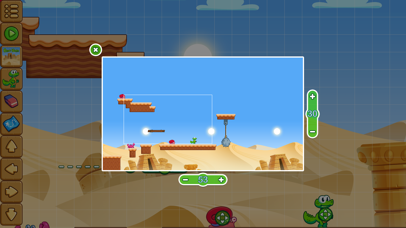 اسکرین شات 4 بازی Croc's World Construction Kit