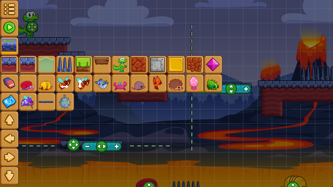 اسکرین شات 2 بازی Croc's World Construction Kit