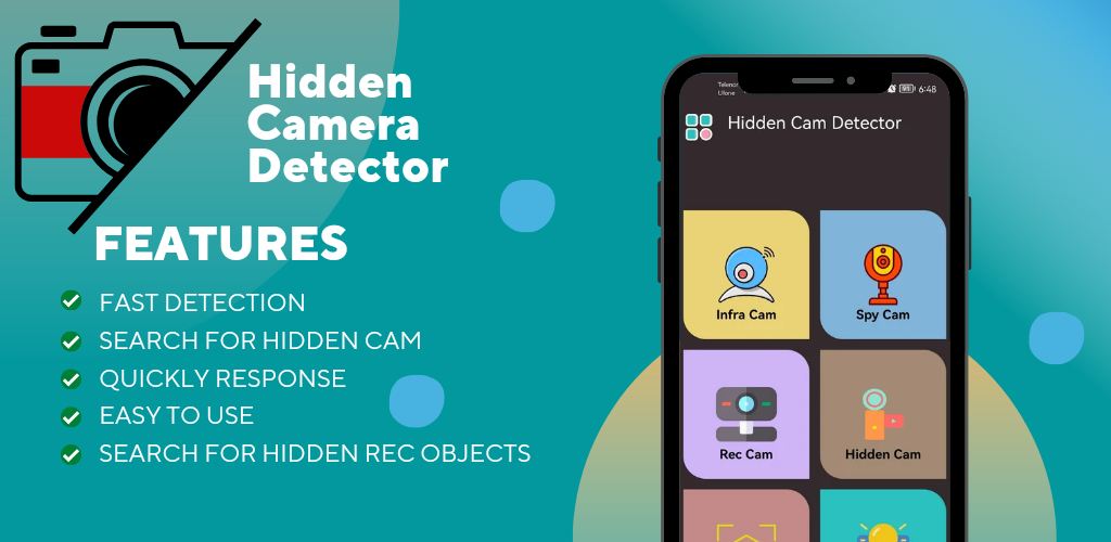 اسکرین شات 1 برنامه Hidden Camera Detector Spy Cam