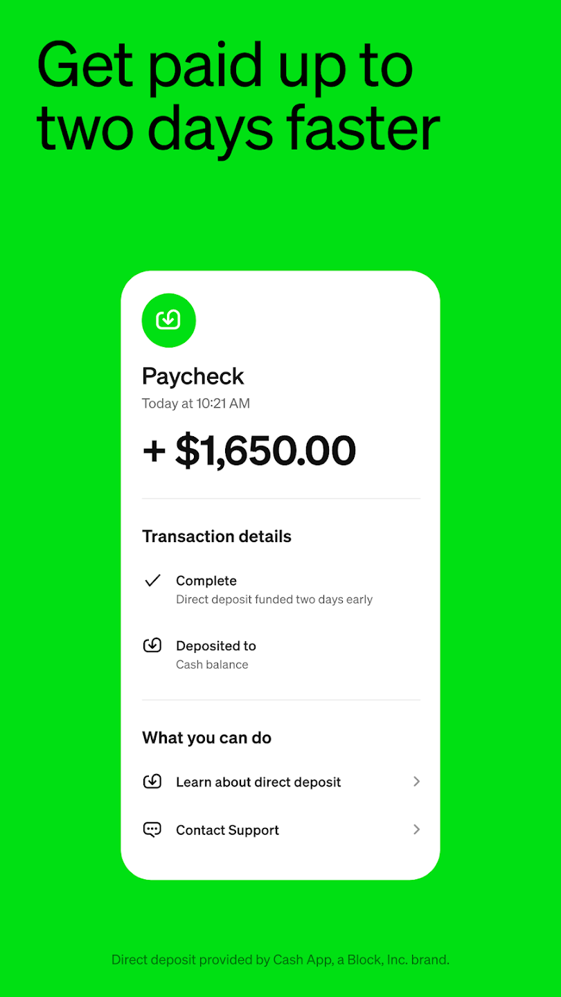 اسکرین شات 5 برنامه Cash App