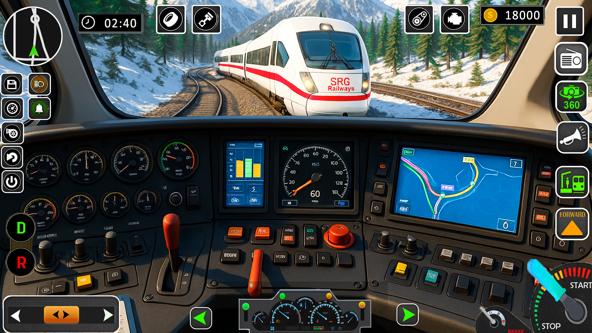 اسکرین شات 1 بازی Train Simulator - Train Games