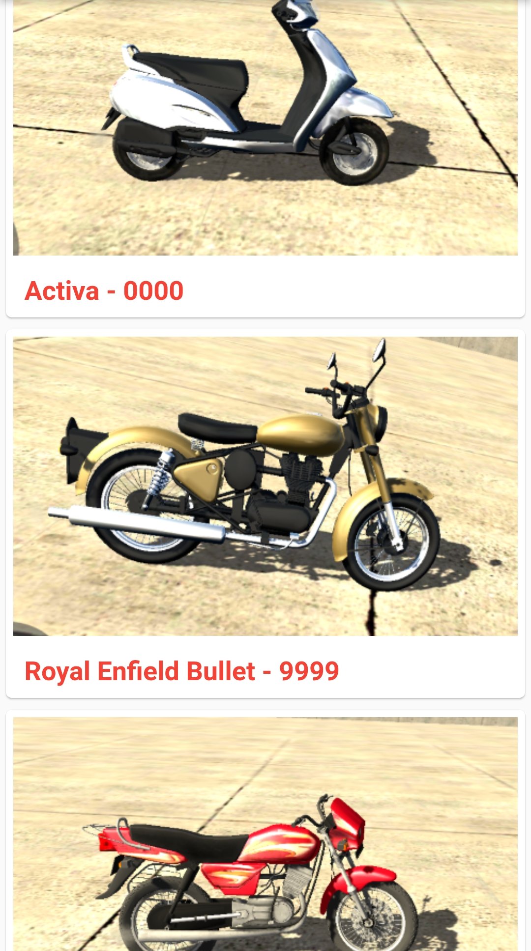اسکرین شات 7 برنامه Indian Bike Driving Plugins 3D