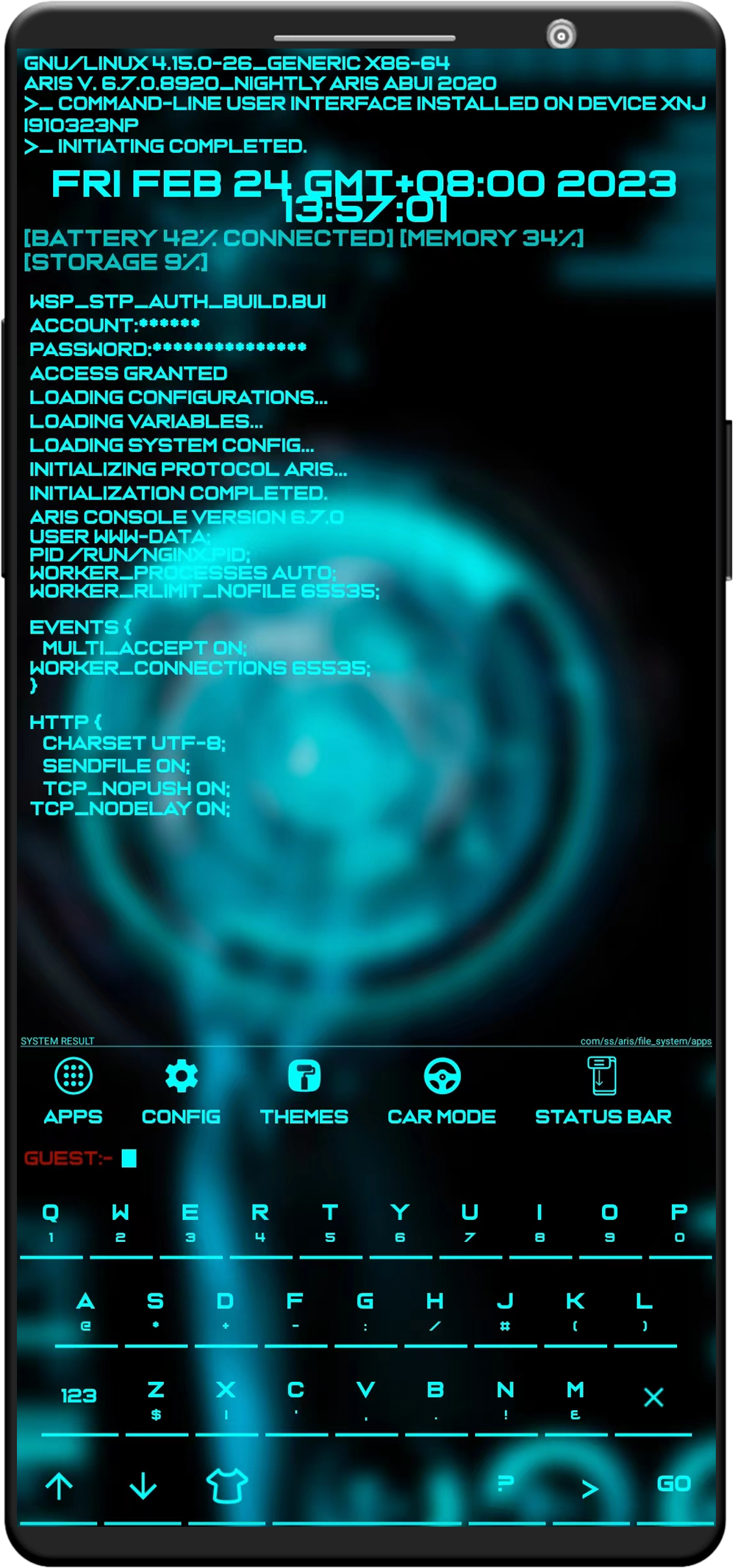 اسکرین شات 2 برنامه Termux Launcher