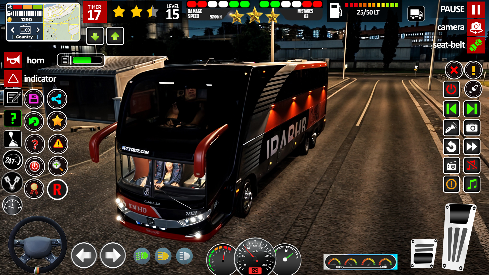 اسکرین شات 3 بازی US Bus Driving Games 3D