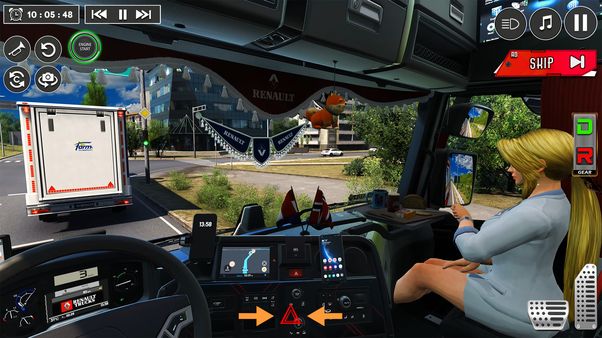 اسکرین شات 7 بازی Heavy City Truck trailer Game