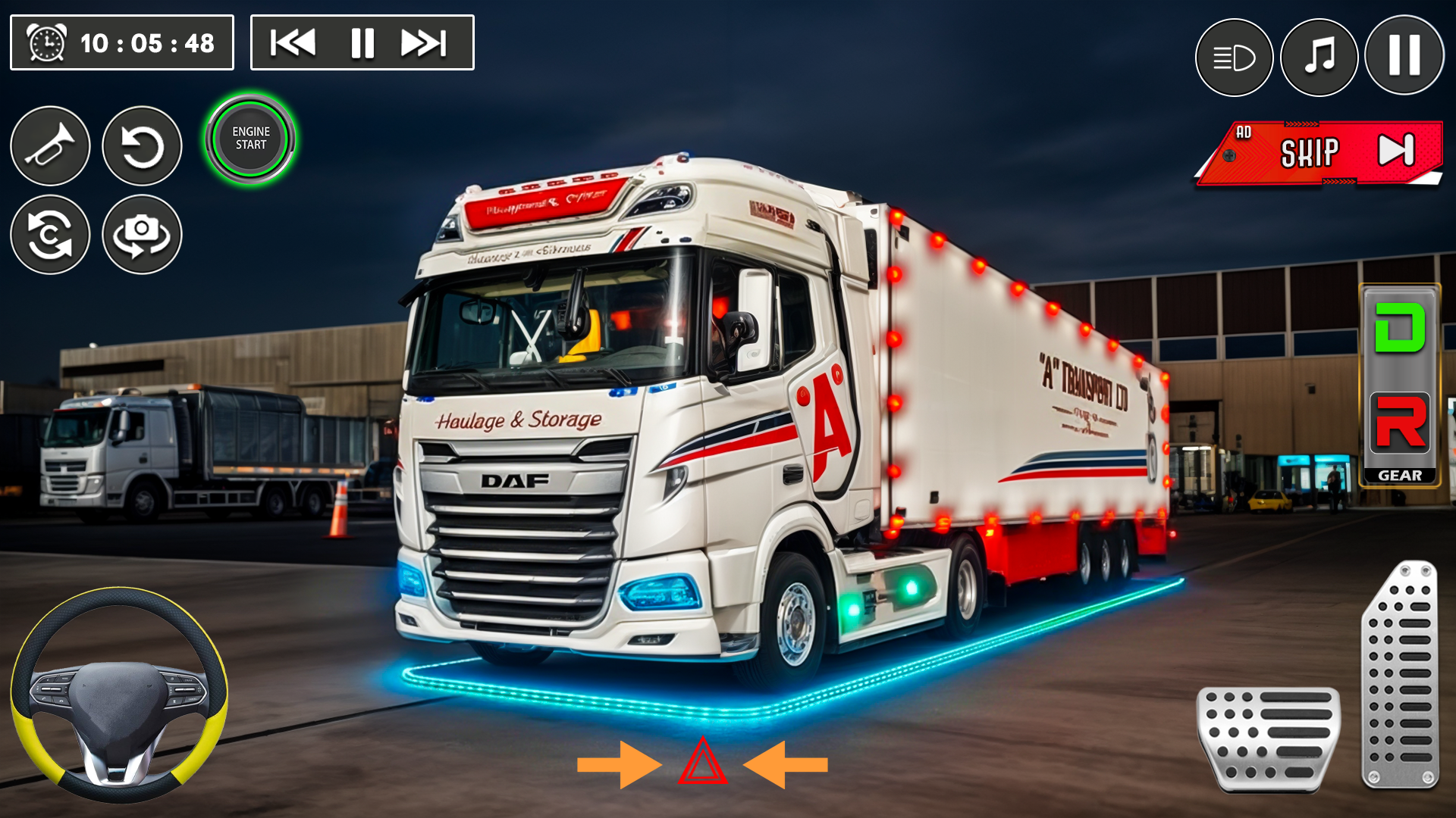 اسکرین شات 3 بازی Heavy City Truck trailer Game