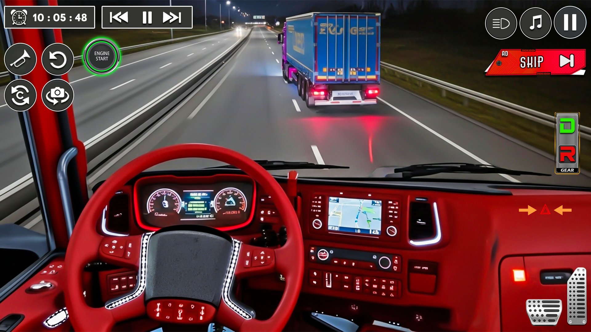 اسکرین شات 1 بازی Heavy City Truck trailer Game