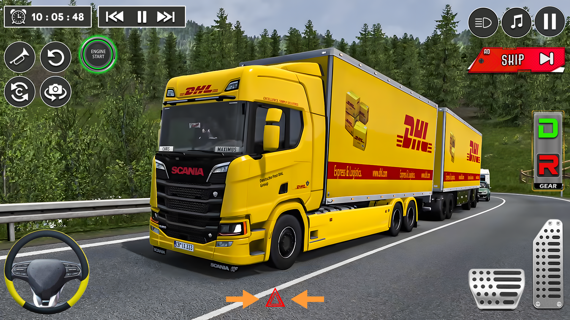 اسکرین شات 8 بازی Heavy City Truck trailer Game