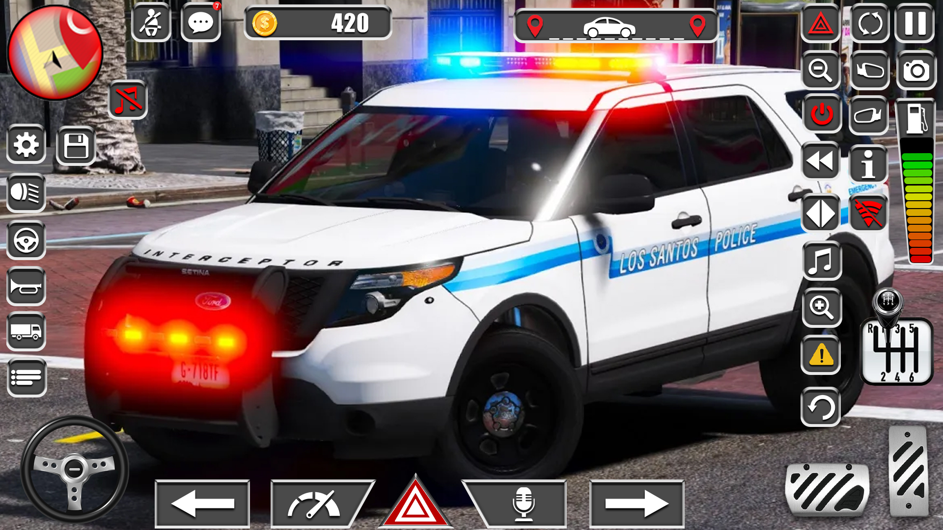 اسکرین شات 8 برنامه Police Car Spooky Parking 3d