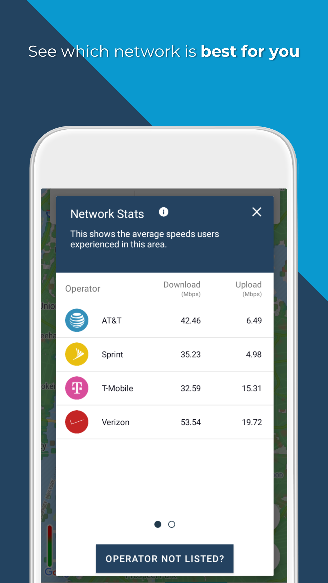 اسکرین شات 6 برنامه Opensignal - 5G, 4G Speed Test
