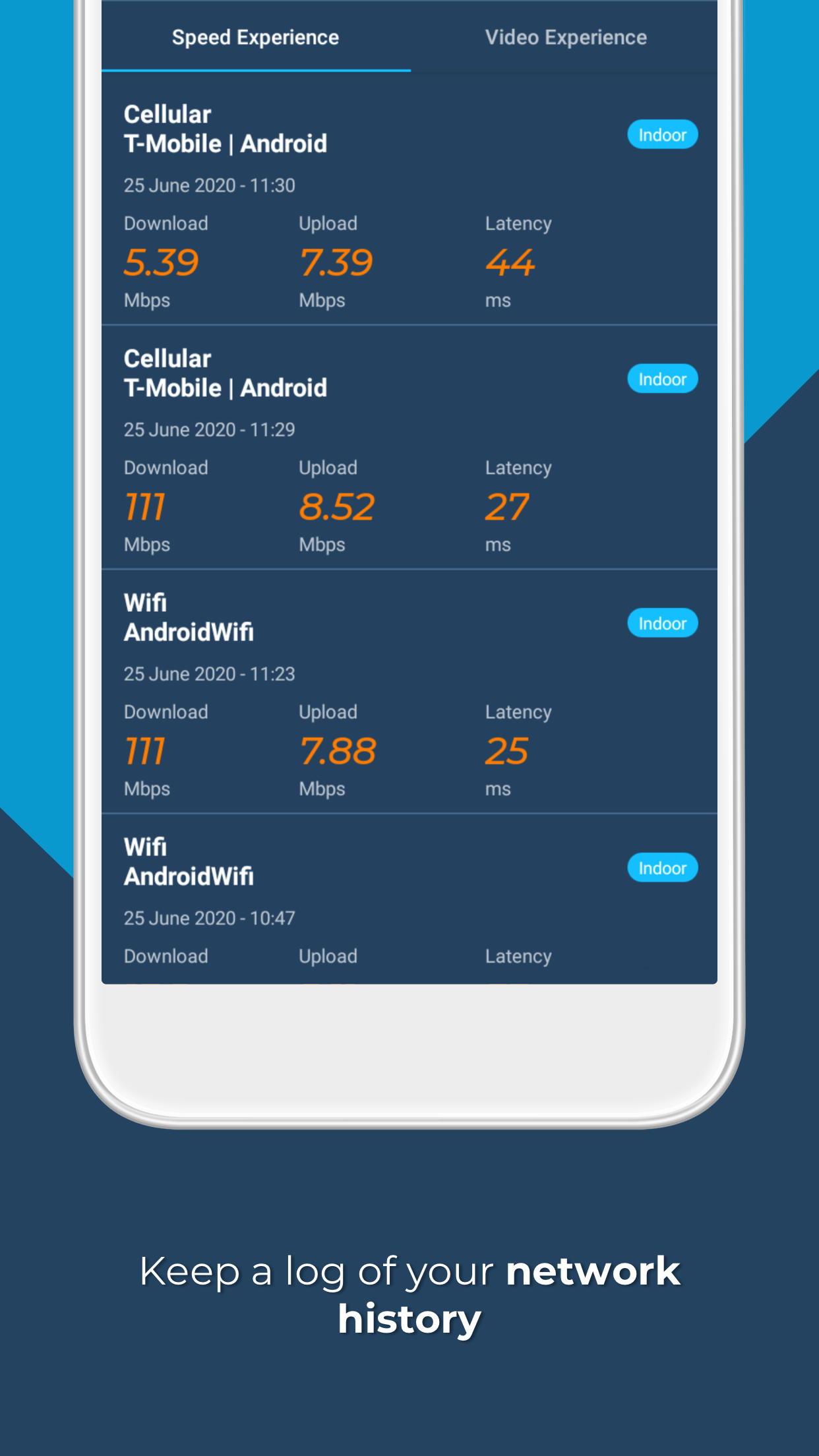 اسکرین شات 8 برنامه Opensignal - 5G, 4G Speed Test